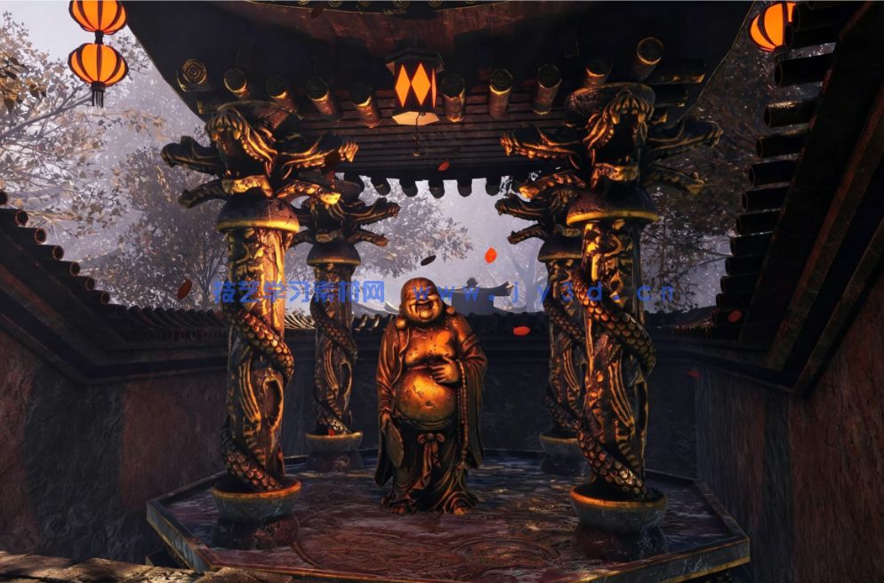 亚洲古代风格皇宫庭院环境场景Unity游戏素材(图2) 亚洲古代风格皇宫庭院环境场景Unity游戏素材(图2)