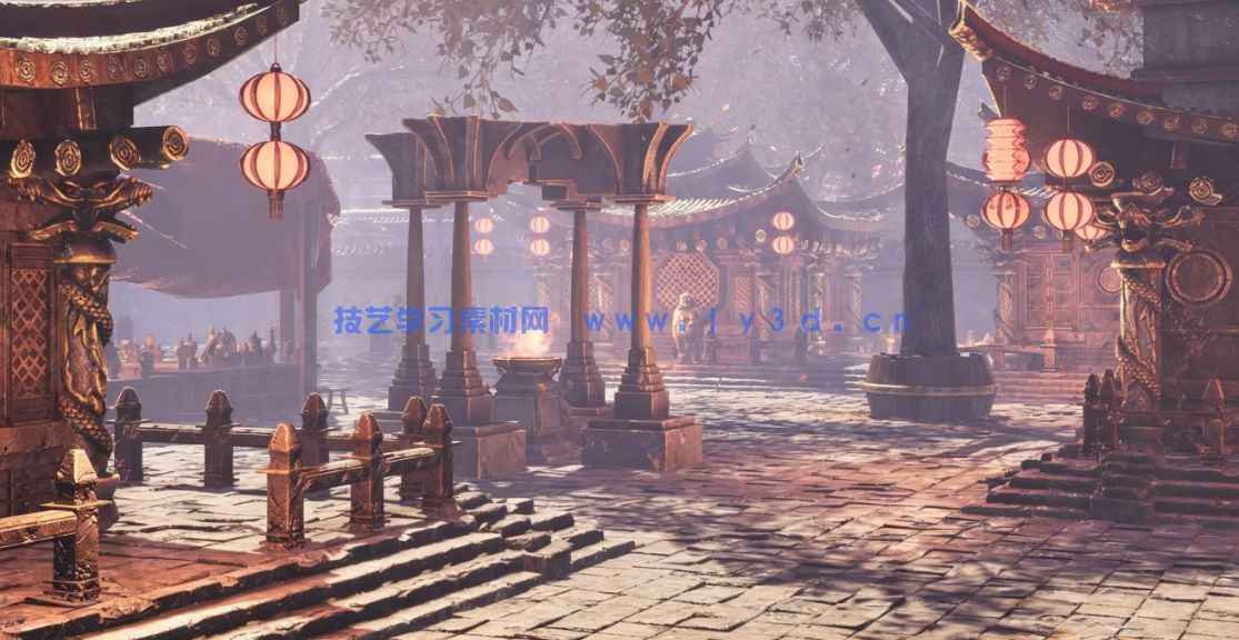 亚洲古代风格皇宫庭院环境场景Unity游戏素材(图5) 亚洲古代风格皇宫庭院环境场景Unity游戏素材(图5)