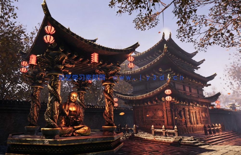 亚洲古代风格皇宫庭院环境场景Unity游戏素材(图9) 亚洲古代风格皇宫庭院环境场景Unity游戏素材(图9)