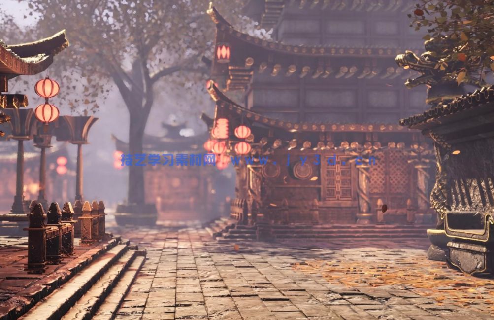 亚洲古代风格皇宫庭院环境场景Unity游戏素材(图10) 亚洲古代风格皇宫庭院环境场景Unity游戏素材(图10)