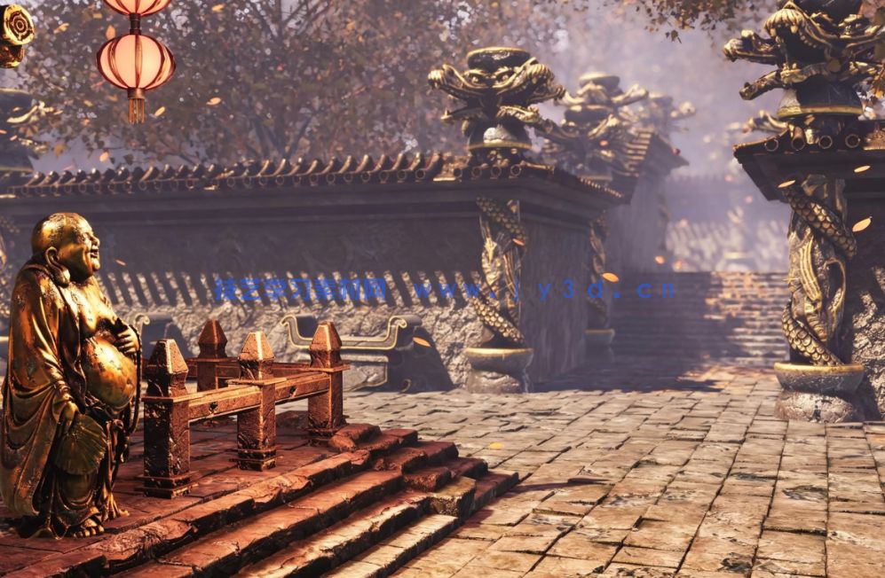 亚洲古代风格皇宫庭院环境场景Unity游戏素材(图8) 亚洲古代风格皇宫庭院环境场景Unity游戏素材(图8)