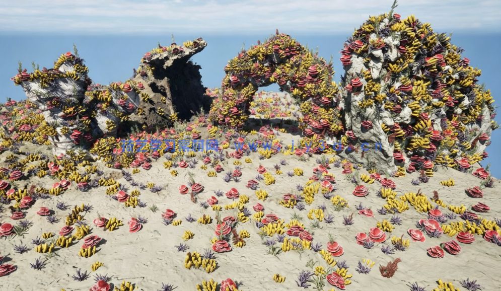 水下世界场景生成工具UE游戏素材(图6) 水下世界场景生成工具UE游戏素材(图6)