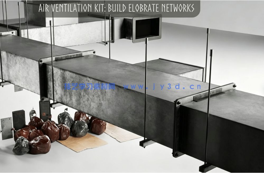 下水道地下隧道工业走廊环境场景UE游戏素材(图7) 下水道地下隧道工业走廊环境场景UE游戏素材(图7)