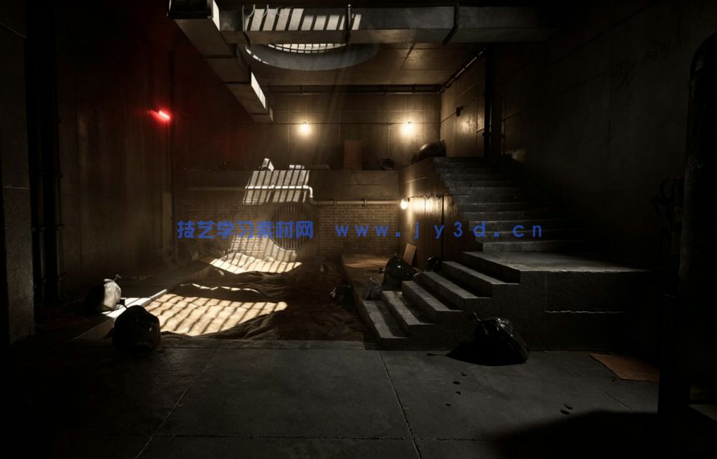 下水道地下隧道工业走廊环境场景UE游戏素材(图11) 下水道地下隧道工业走廊环境场景UE游戏素材(图11)