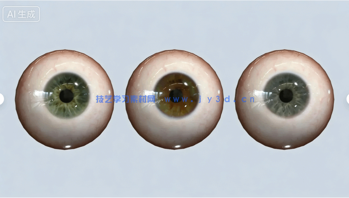 男性女性角色肌肉骨骼建模雕刻基础网格3D模型合集(图9)