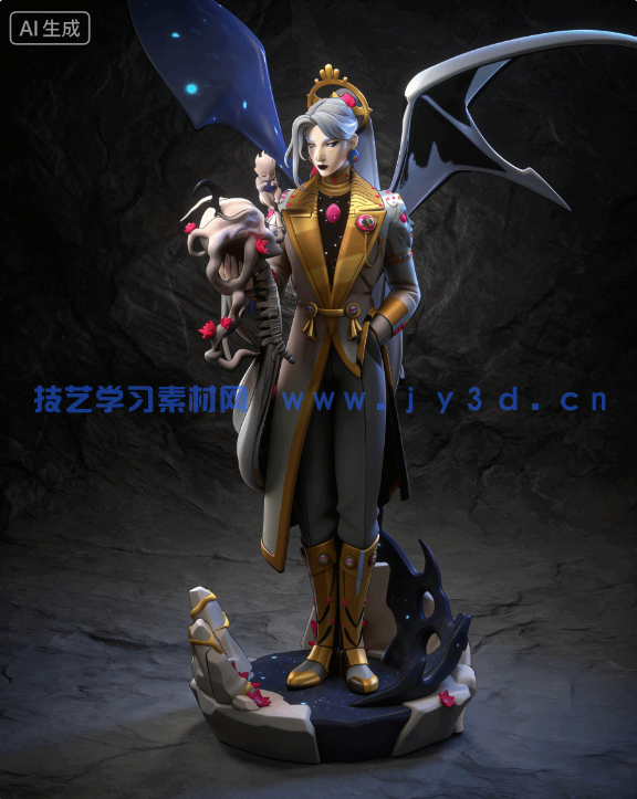 卡俄斯Chaos《哈迪斯》游戏角色雕刻手办3D打印模型(图4)