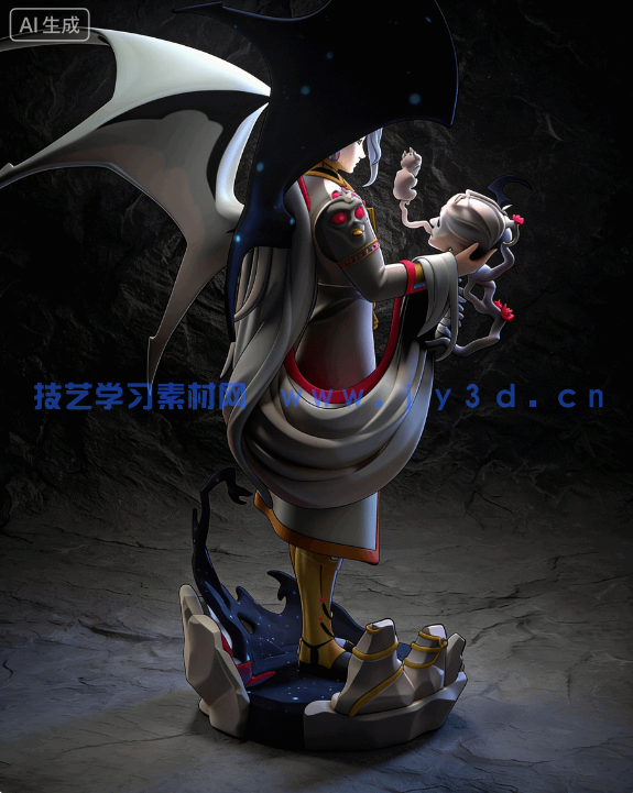 卡俄斯Chaos《哈迪斯》游戏角色雕刻手办3D打印模型(图5)