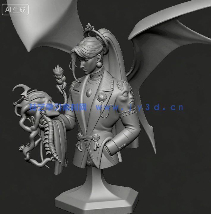 卡俄斯Chaos《哈迪斯》游戏角色雕刻手办3D打印模型(图13)