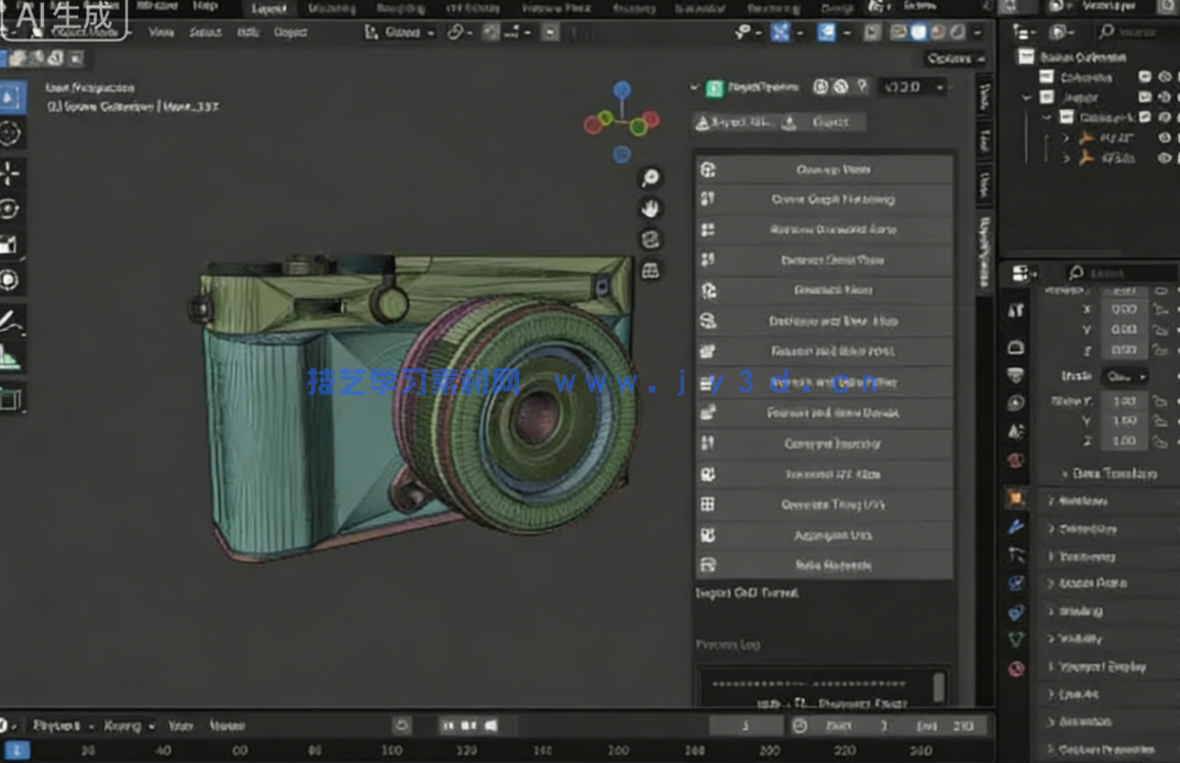 RapidPipeline 3D模型优化Blender插件V1.2.0版(图3)