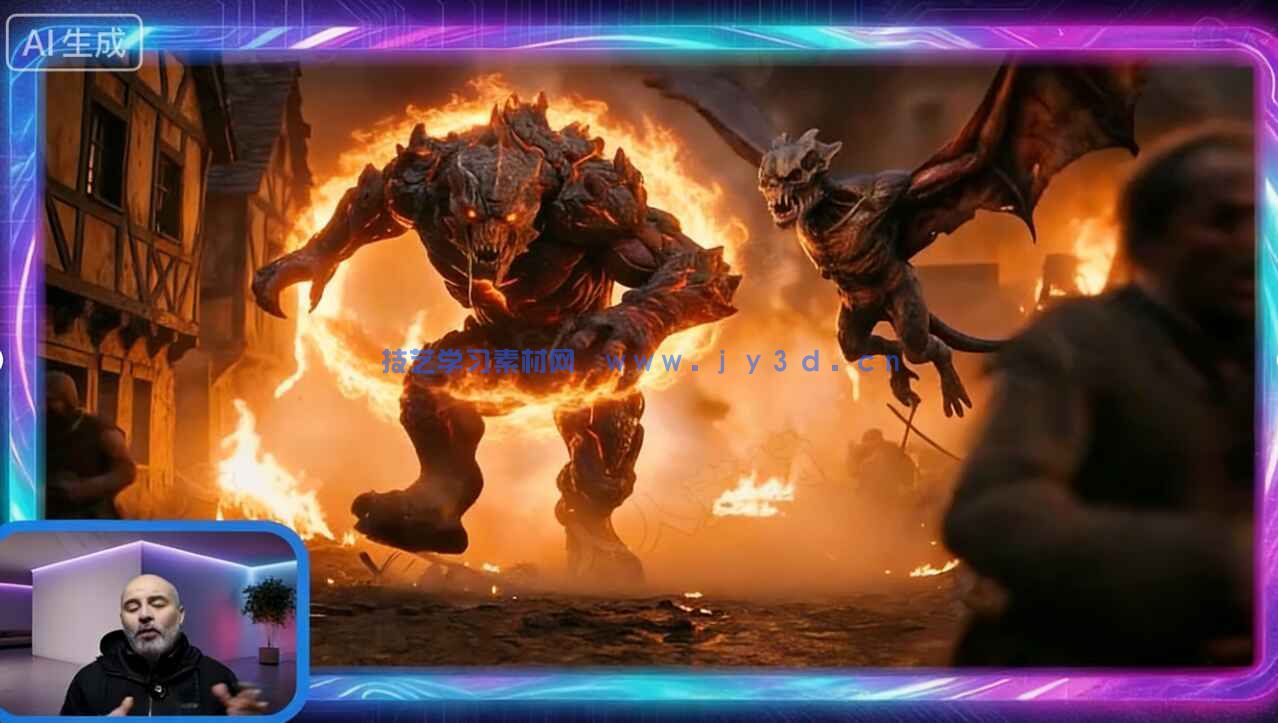 【中文字幕】国外大神电影级AI短片系统化训练视频教程(图2) 【中文字幕】国外大神电影级AI短片系统化训练视频教程(图2)