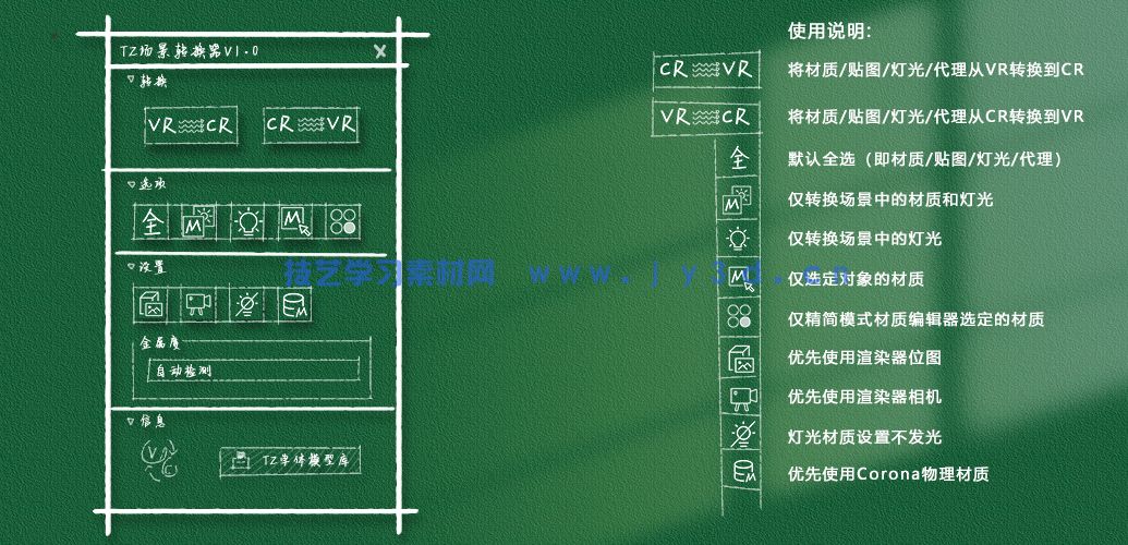 VRay与Corona场景转换器(图1)