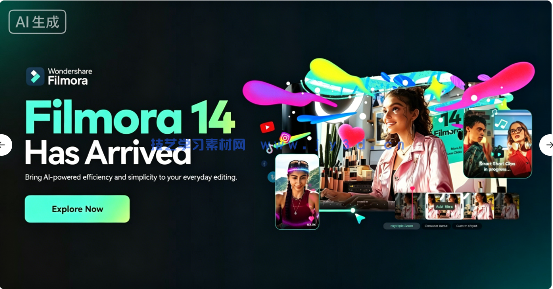 Wondershare Filmora视频编辑软件V15.3.20版(图2) Wondershare Filmora视频编辑软件V15.3.20版(图2)