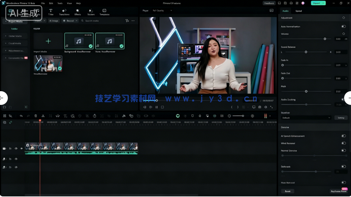 Wondershare Filmora视频编辑软件V15.3.20版(图3) Wondershare Filmora视频编辑软件V15.3.20版(图3)