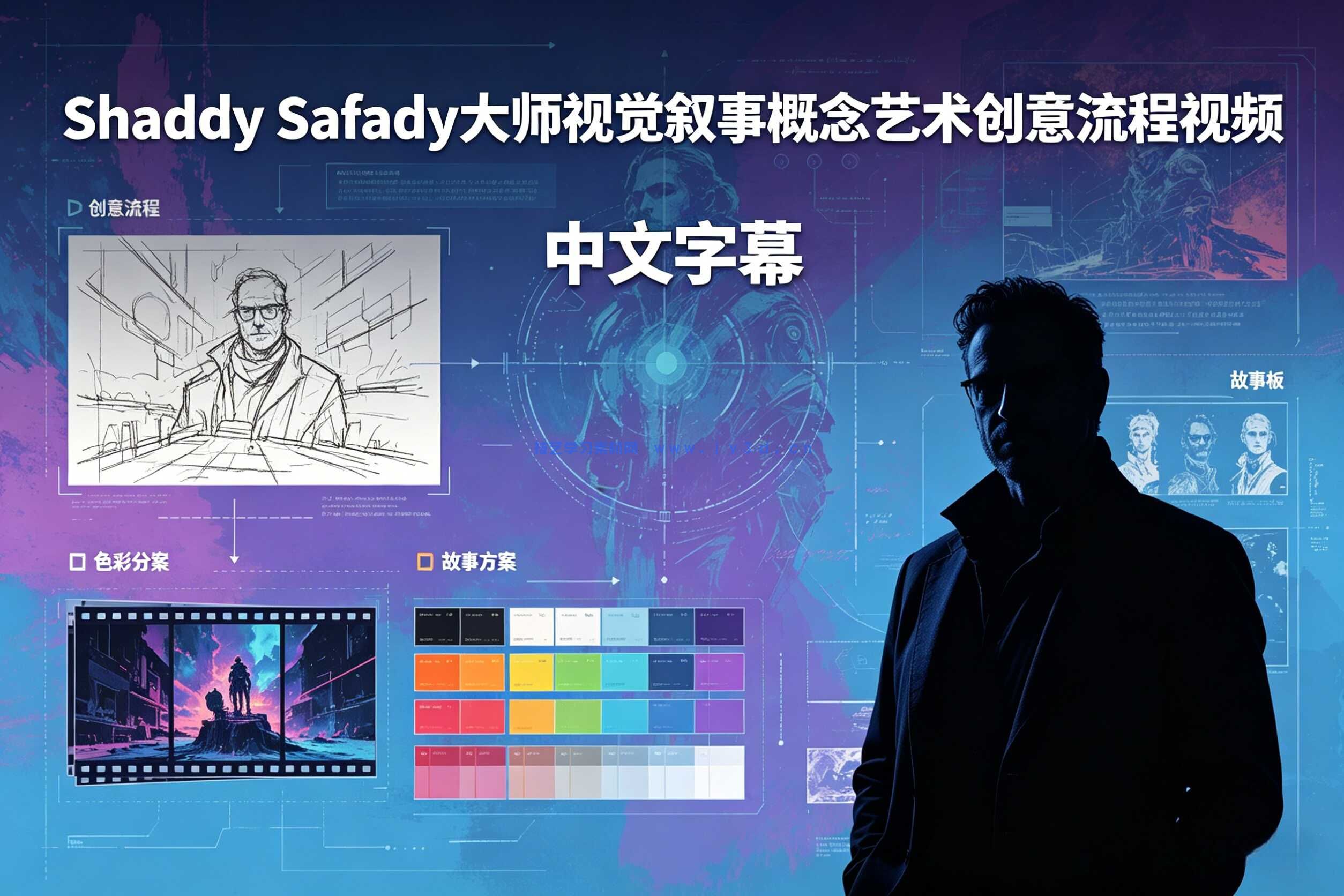 【中文字幕】Shaddy Safady大师视觉叙事概念艺术创意流程视频