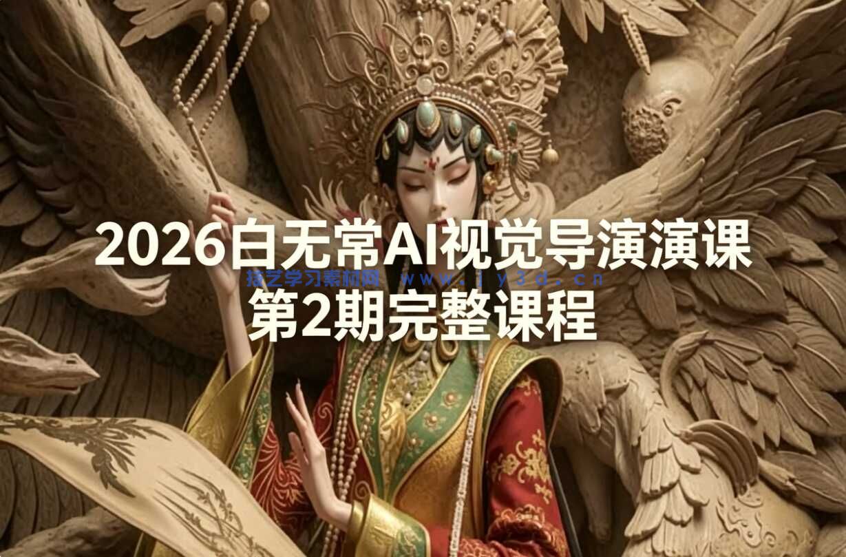 2026 白无常 AI 视觉导演课第 2 期完整课程