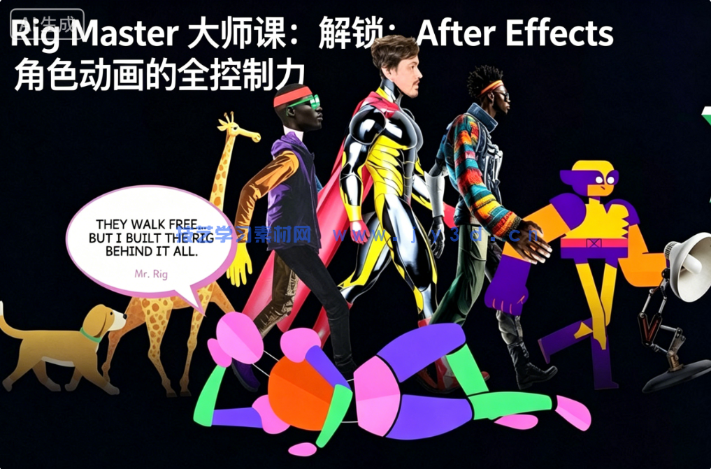 Rig Master 大师课：解锁 After Effects 角色动画的全控制力