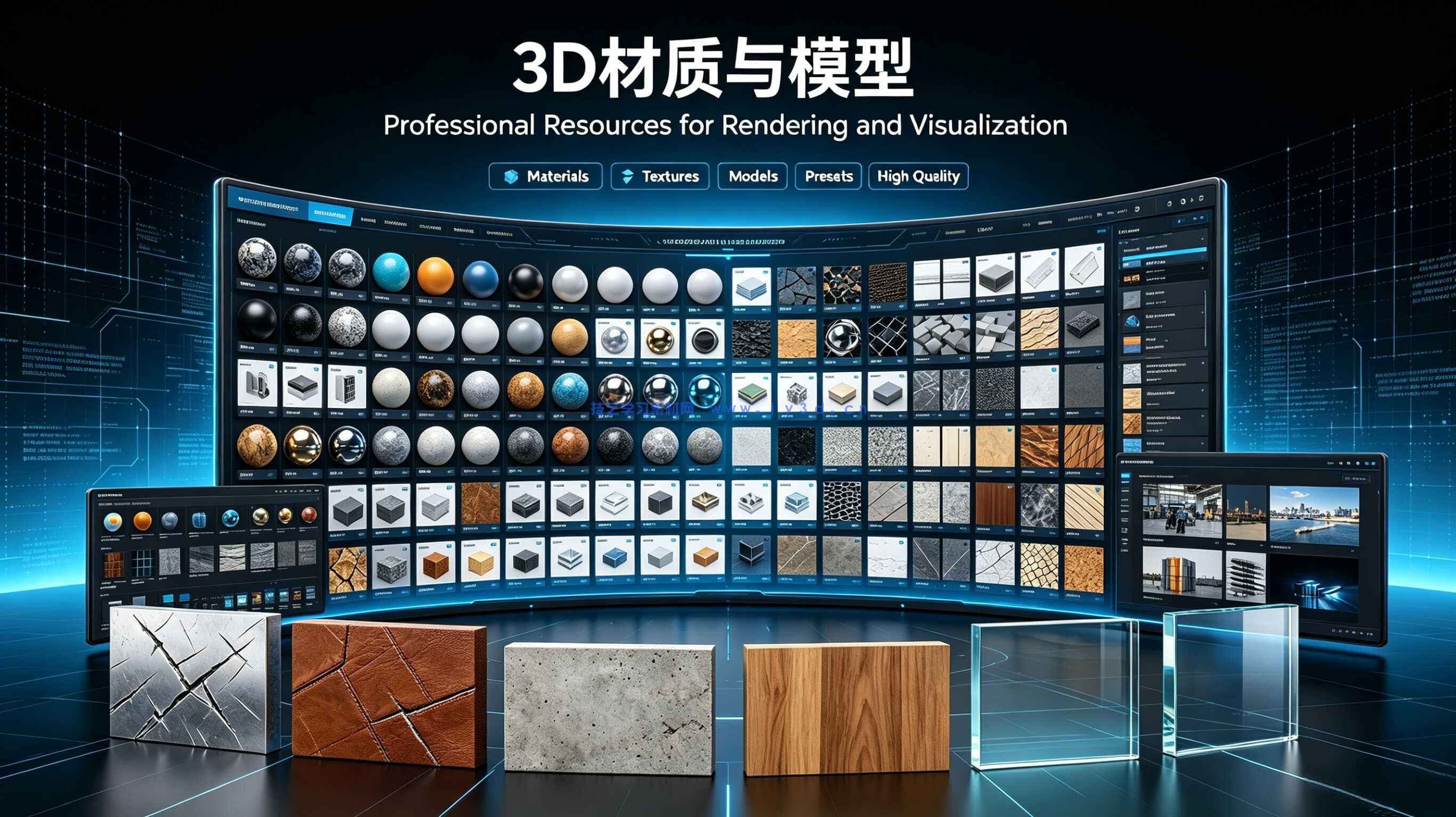 国内外精品3D材质与模型