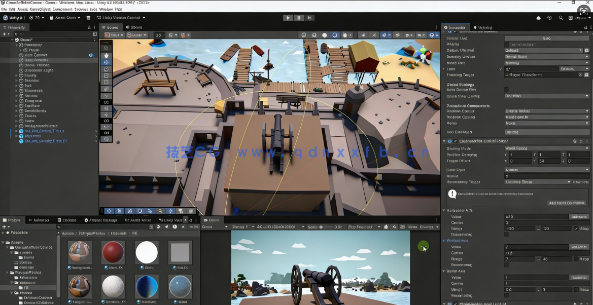  【中文字幕】Unity炮台火炮射击游戏完整工作流程视频教程(图3)