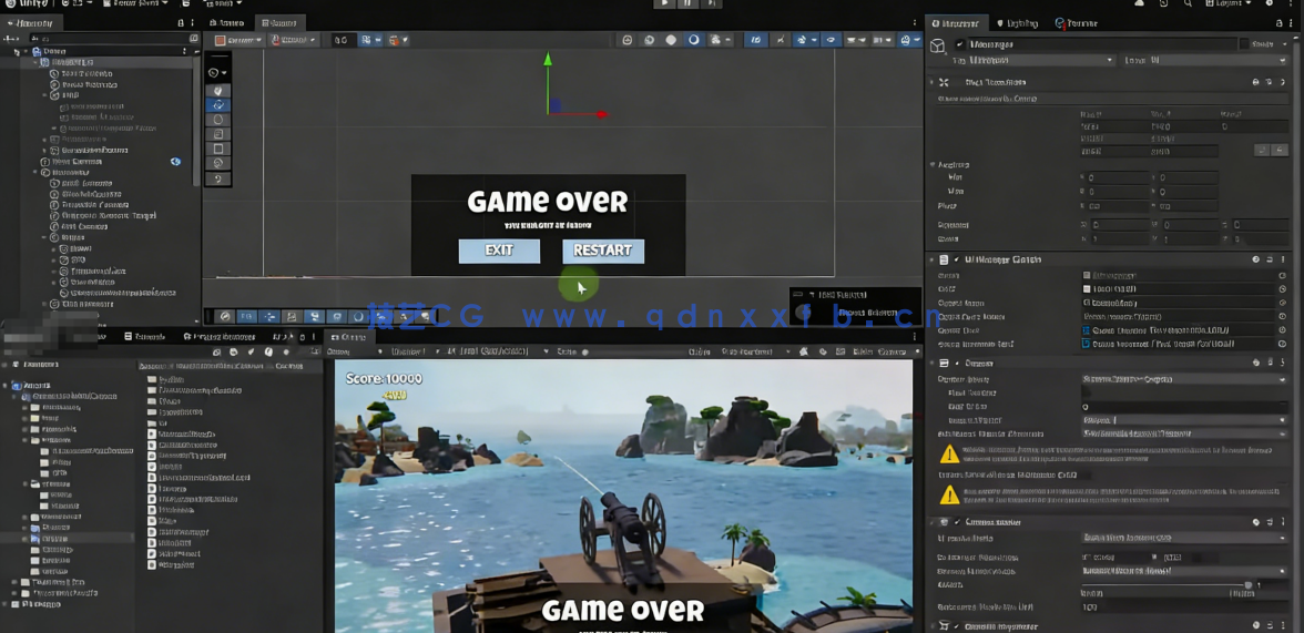  【中文字幕】Unity炮台火炮射击游戏完整工作流程视频教程(图5)