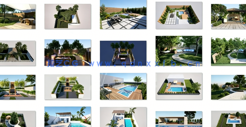 Evermotion Archmodels Vol 212 庭院景观3D模型(图4) Evermotion Archmodels Vol 212 庭院景观3D模型(图4)