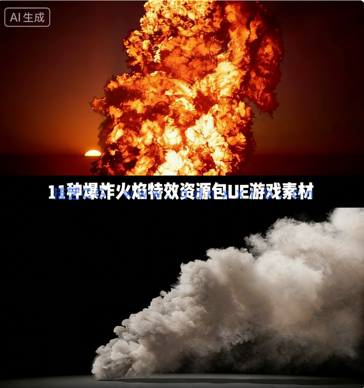 11种爆炸火焰特效资源包UE游戏素材(图1) 11种爆炸火焰特效资源包UE游戏素材(图1)