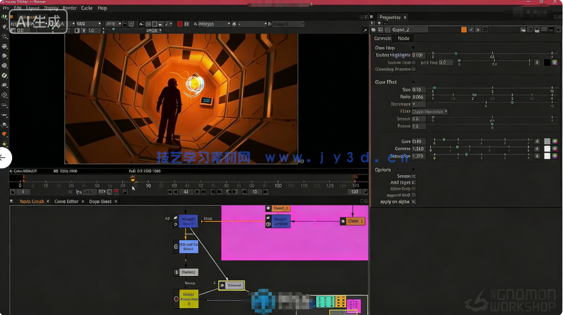 Houdini科幻环境电流与能量特效制作视频教程(图10)