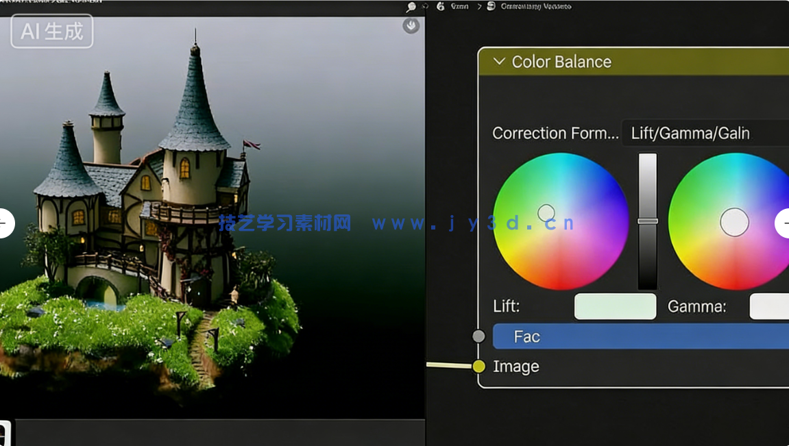 【中文字幕】Blender法师塔建筑环境场景完整制作流程视频教程(图13)